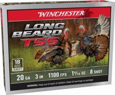 Winchester Ammo Long Beard TSS 20Gauge 3" 1 5/8oz Tungsten 8Shot 5 Per Box/10 Case - LBTSS2038