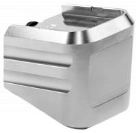 Cross Armory Magazine Extension Fits Glock 17/22/31 Gen 1-5 Silver Aluminum - CRG+0MEG17SV