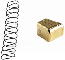 Cross Armory Magazine Extension Fits Glock 17/22/31 Gen 1-5 5rd Gold Aluminum - CRG+5MEG17GD