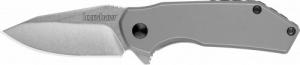 Kershaw Valve Folding Knife 2-1/4" Drop Point Blade Silver - 280