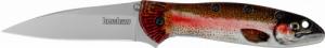 Kershaw Leek Folding Knife 3" Drop Point Blade Rainbow Trout - 280