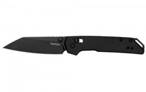 Kershaw 2051RBLK Iridium Mini 3" Folding Reverse Tanto Plain Black Oxide D2 Steel Blade, Black Anodized Aluminum Handle - 280 Kershaw 2051RBLK Iridium Mini 3" Folding Reverse Tanto Plain Black Oxide D2 Steel Blade, Black Anodized Aluminum Handle - 280
