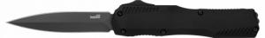 Kershaw Livewire Automatic 3.45" OTF Spear Point Plain Black PVD CPM MagnaCut Steel Blade, Black Anodized Aluminum Handle - 280 Kershaw Livewire Automatic 3.45" OTF Spear Point Plain Black PVD CPM MagnaCut Steel Blade, Black Anodized Aluminum Handle - 280