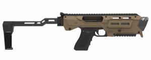 Meta Tactical Llc MX-1 Conversion Kit Fits Glock 3/4/5 Tan Aluminum Stock - MX1-PS-TN