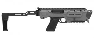 Meta Tactical Llc MX-1 Conversion Kit Fits Glock 3/4/5 Gray Aluminum Stock - MX1-PS-GY