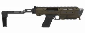 Meta Tactical Llc MX-1 Conversion Kit Fits Glock 3/4/5 OD Green Aluminum Stock - MX1-PS-GR