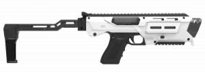Meta Tactical Llc MX-1 Conversion Kit Fits Glock 3/4/5 White Aluminum Stock - MX1-PS-WT