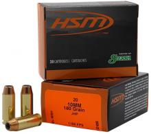 HSM Pro Pistol Hunter Ammunition 10mm Auto Sierra JHP 180 gr. 50 rd. - HSM-10mm-15-N HSM Pro Pistol Hunter Ammunition 10mm Auto Sierra JHP 180 gr. 50 rd. - HSM-10mm-15-N