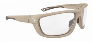 Ducks Unlimited Full-Frame Shooting Glasses Tan Frame with Clear Lens - DUFF13010C
