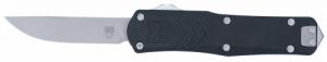 CobraTec Knives FS-X Gen III Small 2.75" OTF Drop Point Plain Stonewashed D2 Steel Blade - SBLKFSXGEN3DNS