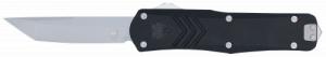 CobraTec Knives FS-X Gen III Medium 3" OTF Tanto Plain Stonewashed D2 Steel Blade - MBLKFSXGEN3TNS