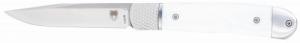 CobraTec Knives Trapper Small 3.13" Folding Plain 154CM Stainless Steel Blade - CTTHRWTABA154CM