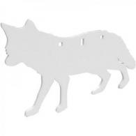 Birchwood Casey Ar500 Silhouette 3-Hole Coyote 3/8" - 90 Birchwood Casey Ar500 Silhouette 3-Hole Coyote 3/8" - 90