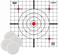 Birchwood Casey, Eze-Scorer, 12" x 12" Thermal Sight-In Target, 4 Targets, Includes (4) 3" Thermal Signatures - 90 Birchwood Casey, Eze-Scorer, 12" x 12" Thermal Sight-In Target, 4 Targets, Includes (4) 3" Thermal Signatures - 90