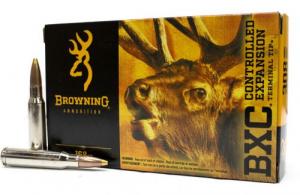 Browning 300 Win Mag 185 gr BXC Big Game 20/Box - B192203001 Browning 300 Win Mag 185 gr BXC Big Game 20/Box - B192203001