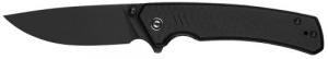 Civivi Knives C24012-1 Merit 3.28" Folding Drop Point Plain Black Stonewashed 14C28N Steel Blade, Black Textured G10 Handle - 1288