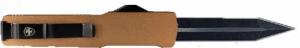 Templar Knife Premium Lightweight Folding Dagger Plain Black Oxide Stonewashed Powder Coated Powder Coated D2 Steel Blad - MAAB121
