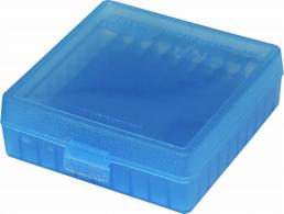 MTM Case-Gard P1002224 Ammo Box Flip-Top 22 LR Blue 100rd - 185 MTM Case-Gard P1002224 Ammo Box Flip-Top 22 LR Blue 100rd - 185