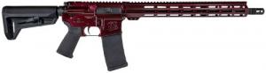 Shark Coast Tactical Blaze 5.56 NATO 30+1 16" Black Nitride Threaded Barrel, Red Blaze Cerakote Picatinny Rail A - 300-040-1000-00 Shark Coast Tactical Blaze 5.56 NATO 30+1 16" Black Nitride Threaded Barrel, Red Blaze Cerakote Picatinny Rail A - 300-040-1000-00