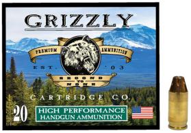 Grizzly Ammo GC38A1 380ACP+P 90gr Jacketed Hollow Point 20 Per Box/10 Case - 1096
