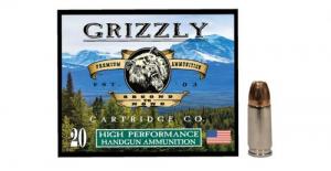 Grizzly Ammo 9mm 124gr Jacketed Hollow Point 20 Per Box/10 Case - GC9MM2 Grizzly Ammo 9mm 124gr Jacketed Hollow Point 20 Per Box/10 Case - GC9MM2