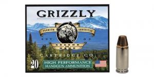 Grizzly Ammo GC9M+P2 9mm+P 147gr Full Metal Jacket Flat Point 20 Per Box/10 Case - GC9M+P2