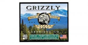 Grizzly Ammo 38Special 148gr Full Metal Jacket Flat Point 20 Per Box/10 Case - GC38SP9