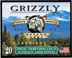 Grizzly Handgun Ammo, 10mm Auto, 165 Grain Jacketed Hollow Point, 20 Rounds - GC10M6 Grizzly Handgun Ammo, 10mm Auto, 165 Grain Jacketed Hollow Point, 20 Rounds - GC10M6
