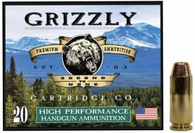Grizzly Ammo 10mmAuto 200gr Full Metal Jacket Flat Point 20 Per Box/10 Case - GC10CM2 Grizzly Ammo 10mmAuto 200gr Full Metal Jacket Flat Point 20 Per Box/10 Case - GC10CM2