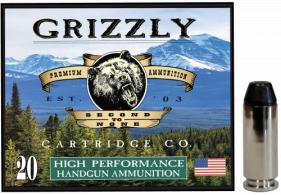 Grizzly Ammo 10mmAuto 220gr Full Metal Jacket Flat Point 20 Per Box/10 Case - GC10M10 Grizzly Ammo 10mmAuto 220gr Full Metal Jacket Flat Point 20 Per Box/10 Case - GC10M10