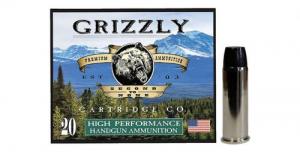 Grizzly Ammo 44Mag 300gr Wide Flat Nose Gas Check 20 Per Box/10 Case - GC44M16