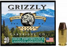 Grizzly Ammo 45ACP, 230 Grain, Jacketed Hollow Point, 20 Rounds/Box - 1096 Grizzly Ammo 45ACP, 230 Grain, Jacketed Hollow Point, 20 Rounds/Box - 1096