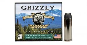 Grizzly Ammo 45Colt 265gr Wide Flat Nose Gas Check 20 Per Box/10 Case - GC45C4