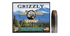 Grizzly Ammo GC45C+P10 45Colt+P 300gr Bonded Flat Point 20 Per Box/10 Case - GC45C+P10