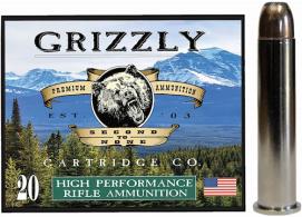 Grizzly Rifle Ammo, 45-70 Government +P, 350 Grain, Bonded Flat Point, 20 Rounds - GC45/70+P3 Grizzly Rifle Ammo, 45-70 Government +P, 350 Grain, Bonded Flat Point, 20 Rounds - GC45/70+P3
