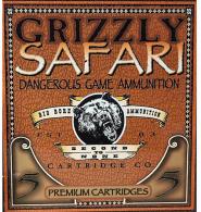 Grizzly Rifle Ammo, 458 Win Mag, 500 Grain, Solid Brass, 5 Rounds - GC458WM5