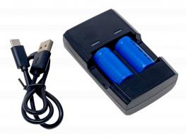 Nightstick LI-ION USB-C Battery, Rechargable, 2 Pack - NS1-BATT
