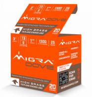 Migra Ammunitions M20UD75-9 Dove 20Gauge 3 1 1/4oz 7.5/9Shot 25 Per Box/10 Case Migra Ammunitions M20UD75-9 Dove 20Gauge 3 1 1/4oz 7.5/9Shot 25 Per Box/10 Case