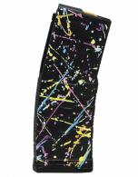 Amend2 MOD-3 30+1 5.56 NATO Fits AR-15 Neon Splatter Polymer - 556MOD3NEON30 Amend2 MOD-3 30+1 5.56 NATO Fits AR-15 Neon Splatter Polymer - 556MOD3NEON30