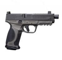 Ed Brown Fueled M&P Tactical 9mm 19+1 4.75" Black Nitride Match Grade Threaded Barrel, Black Nitride Optic Cut/Ser - MPFTACT Ed Brown Fueled M&P Tactical 9mm 19+1 4.75" Black Nitride Match Grade Threaded Barrel, Black Nitride Optic Cut/Ser - MPFTACT