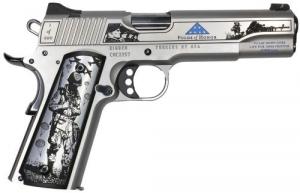 Cnc Firearms Folds Of Honor Limited Edition .45 ACP 7+1 5" Match Grade Barrel, Engraved/Serrated Stainless Steel Sl - CNCFOLDSHONOR