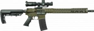 Black Rain Ordnance Semi Auto Rifle, 223 Rem/5.56 NATO, 16" Barrel, Badlands Cerakote, 30 Rounds - BROROTROPT01 Black Rain Ordnance Semi Auto Rifle, 223 Rem/5.56 NATO, 16" Barrel, Badlands Cerakote, 30 Rounds - BROROTROPT01