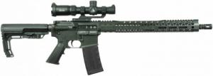 Black Rain Spec15 AR Rifle, 223 Rem/5.56 NATO, 16" Barrel, Black, Alpen 1-4x24mm Optic, 30 Rounds - BROROTROPT02
