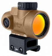 Trijicon 2200327 MRO SD Coyote Tan 1x25mm 2 MOA Red Dot Reticle Full Co-Witness Mount - 171