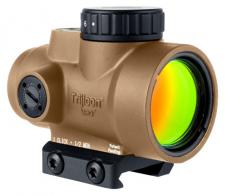 Trijicon 2200347 MRO SD Coyote Tan 1x25mm 2 MOA Green Dot Reticle Low Mount - 171