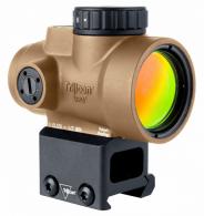 Trijicon 2200349 MRO SD Coyote Tan 1x25mm 2 MOA Green Dot Reticle Lower 1/3 Co-Witness Mount - 171