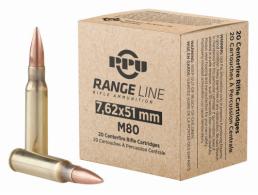 Prvi Partizan Range Line 7.62x51mm Ammunition 145 Grain Full Metal Jacket 20/ct - PPR751 Prvi Partizan Range Line 7.62x51mm Ammunition 145 Grain Full Metal Jacket 20/ct - PPR751