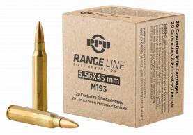 TR&Z Rifle Ammo, 5.56mm, 55 Grain, Full Metal Jacket Boat Tail, 20 Rounds - PPR556