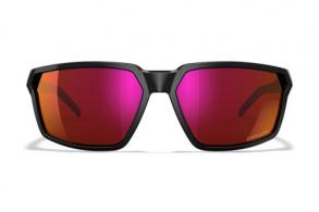 Wiley X AC6SRA06 Sierra M/L Red Mirror Lens Polycarbonate Gloss Black Frame - 664