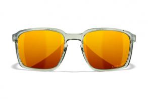 Wiley X AC6ALF04 Alfa M/L Bronze Mirror Lens Polycarbonate Gloss Crystal Light Olive Frame - 664